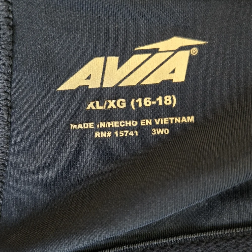 Avia Blue Sports Bra with Racerback Design and Medium Support